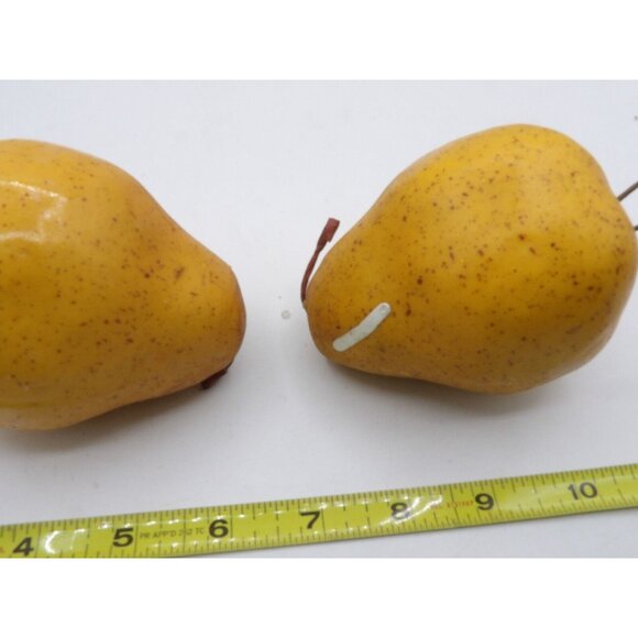 Artificial Fruit Apples Pears Grapes Plastic Rubber 8 Pieces Unbranded - Picture 15 of 16